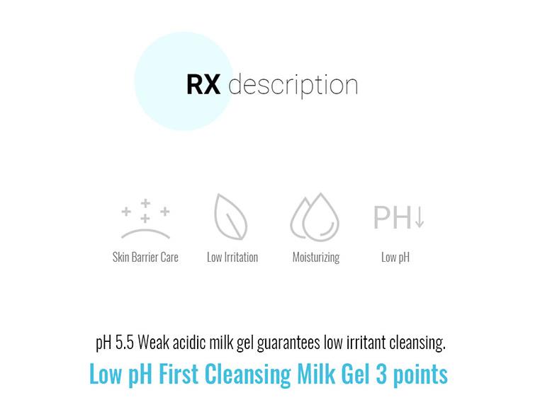 COSRX Low PH First Cleansing Milk Gel 150ml PH 5.5
