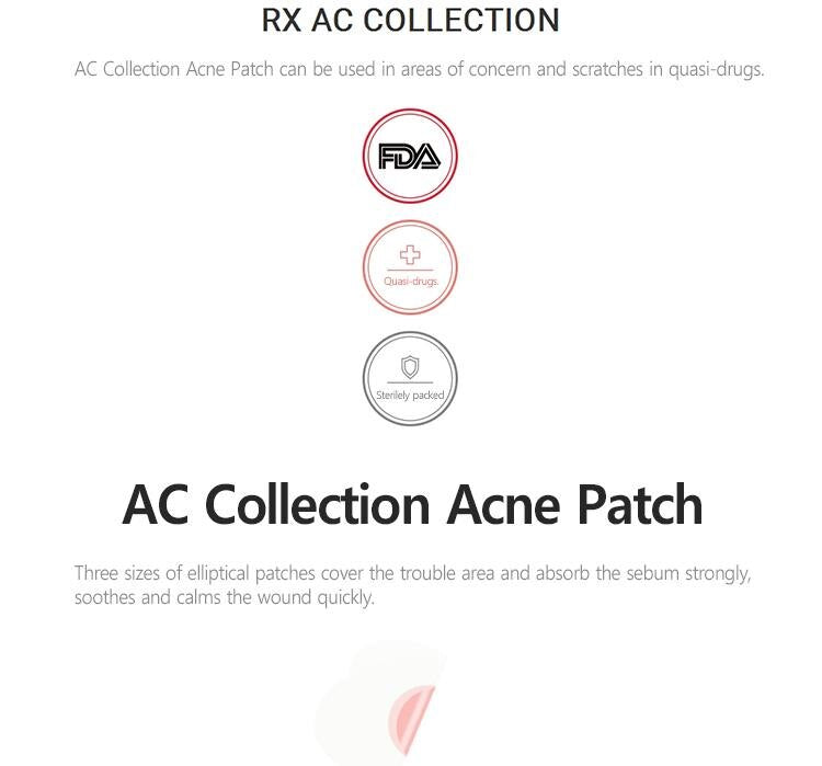 COSRX AC Collection Acne Patch 1pack (26pcs) Acne Treatment Face Mask
